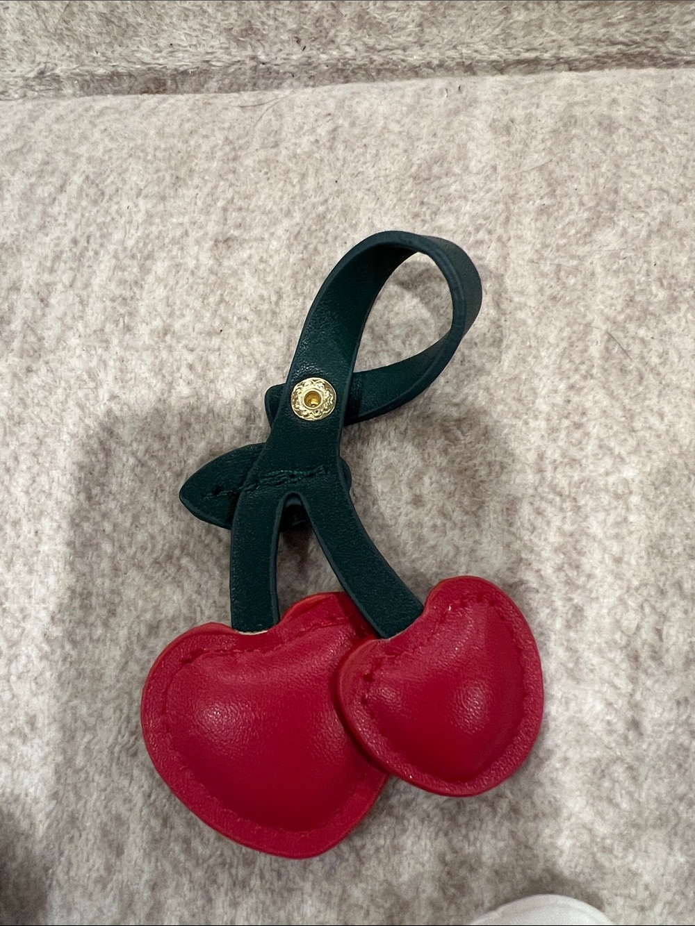 Faux leather purse charm - Picture 4 of 4